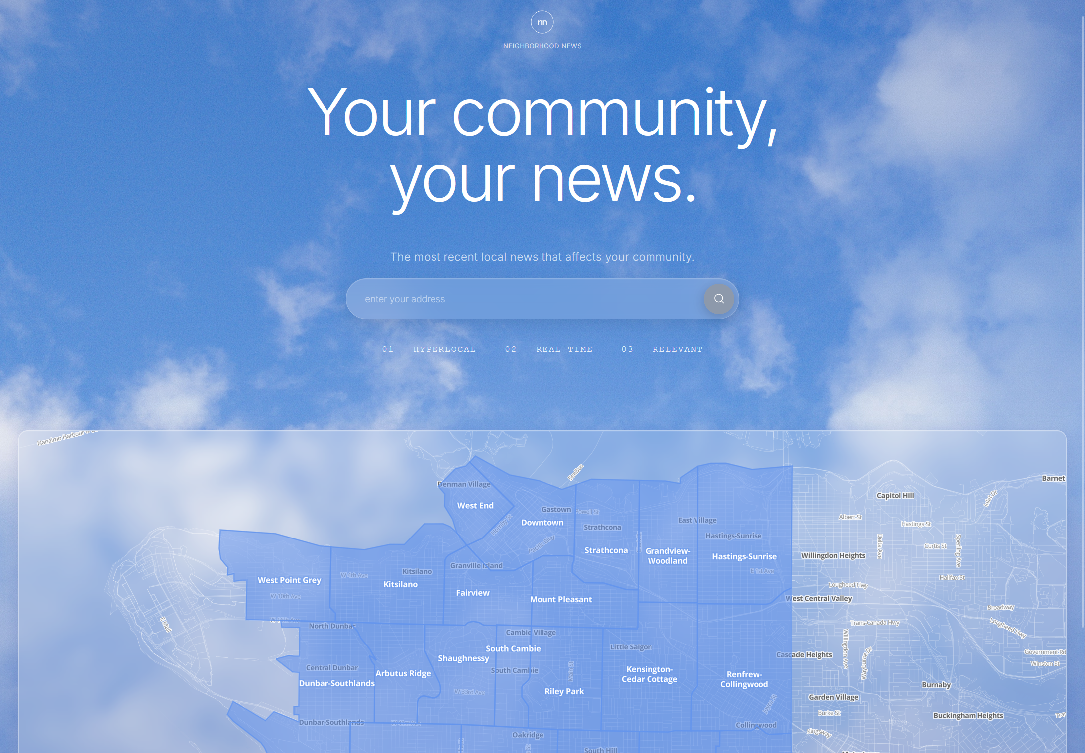 Neighborhood News Project